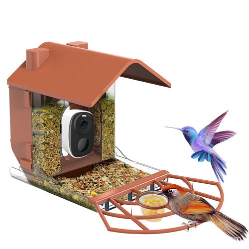 🎁FathersDayGifts🔥Birdfy Feeder Metal 2 4K - Smart Bird Feeder with Camera