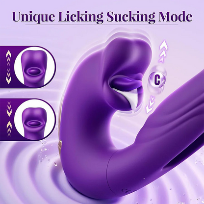 💋 Sale 50% OFF 💋 2026 Upgraded 4-in-1 Flapping & Licking Vibrator