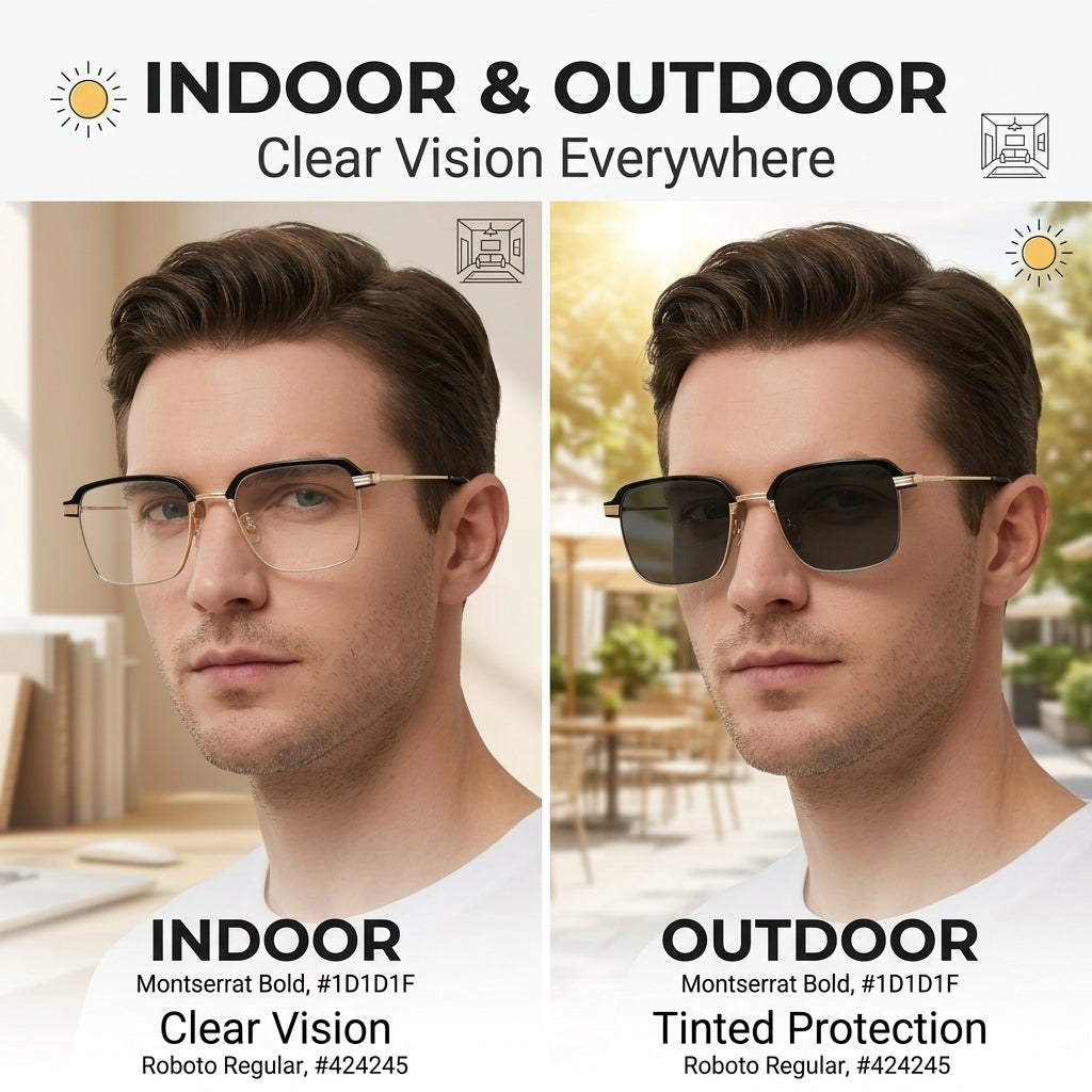 👓Outdoor photochromic glasses