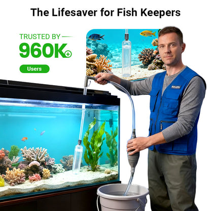 🧹Limited-time 50% off✨Fish Tank Siphon Vacuum Cleaner