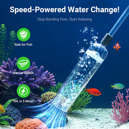 🧹Limited-time 50% off✨Fish Tank Siphon Vacuum Cleaner