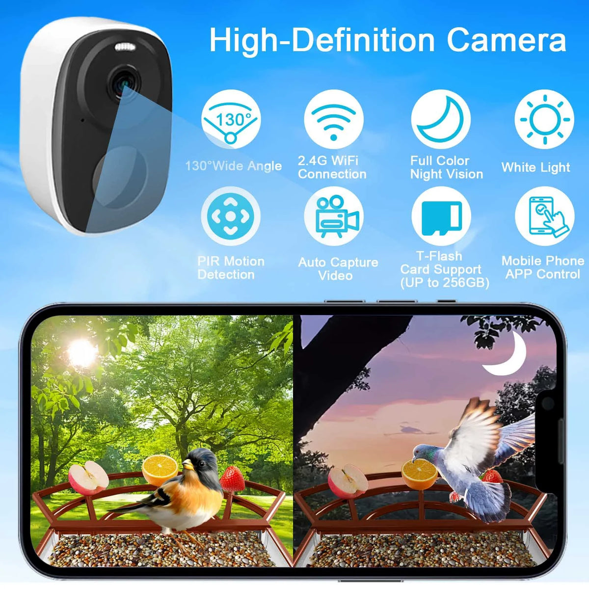 🎁FathersDayGifts🔥Birdfy Feeder Metal 2 4K - Smart Bird Feeder with Camera