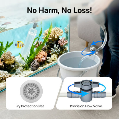 🧹Limited-time 50% off✨Fish Tank Siphon Vacuum Cleaner