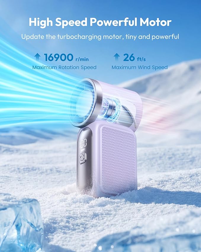 🔥Limited-time 50% off🎁Mini Handheld Fan with LED Display