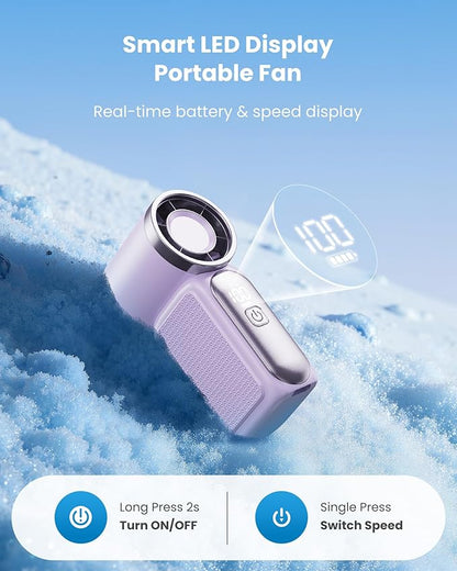 🔥Limited-time 50% off🎁Mini Handheld Fan with LED Display