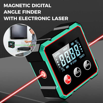 ⏳50% Off! 🔥2026 Magnetic Electronic Laser Goniometer (Four-Sided Magnet + Laser)