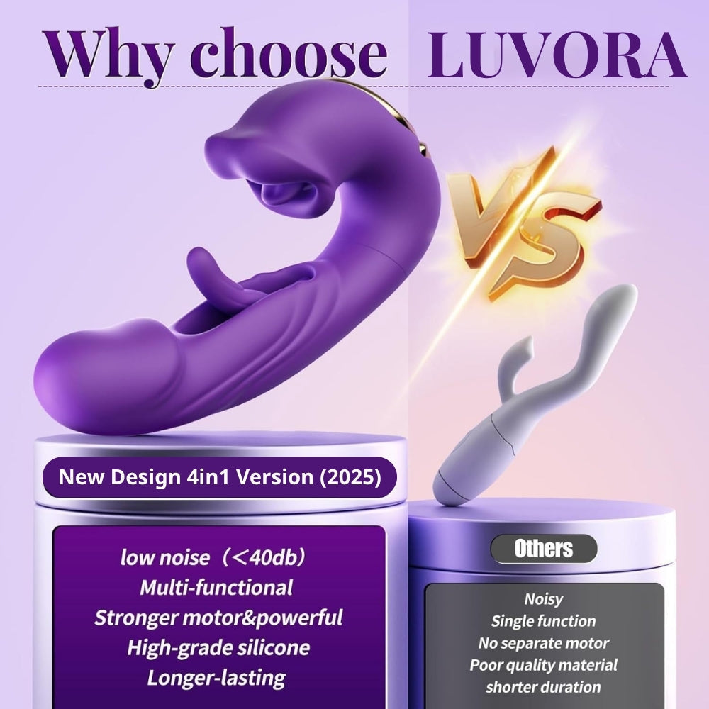 LUVORA premium purple 4-in-1 design