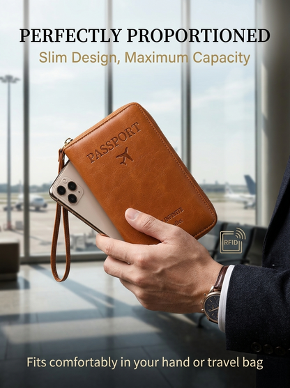 ⏳Limited-time 50% off⏰Multi-Functional RFID Passport Wallet