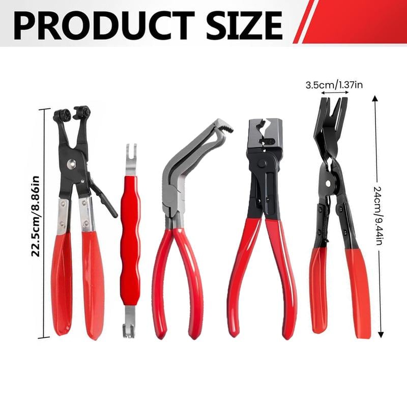 🎁FathersDayGifts🚙 5PC Automotive Electrical Disconnect & Trim Clip Pliers Set