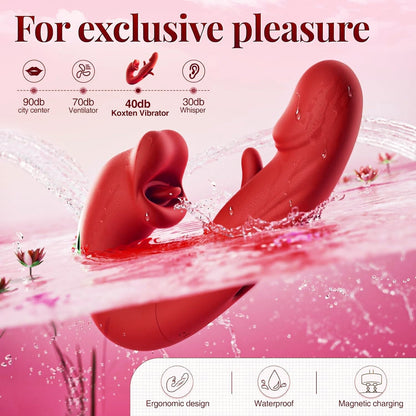 💋 Sale 50% OFF 💋 2026 Upgraded 4-in-1 Flapping & Licking Vibrator