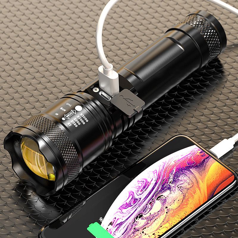 🔦 Limited-time 50% off🎁Super Strong Light Zoomable Flashlight