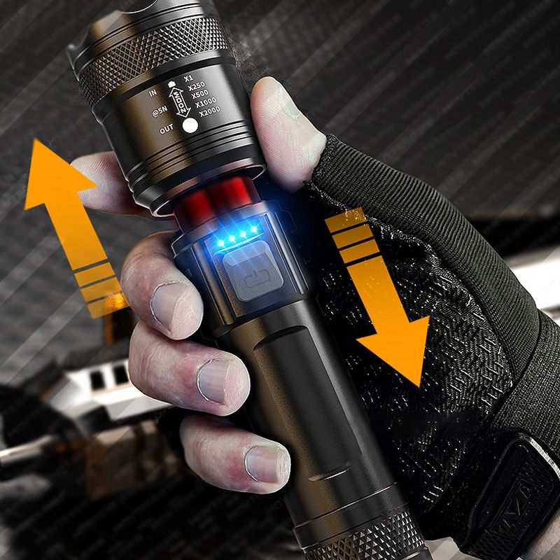 🔦 Limited-time 50% off🎁Super Strong Light Zoomable Flashlight