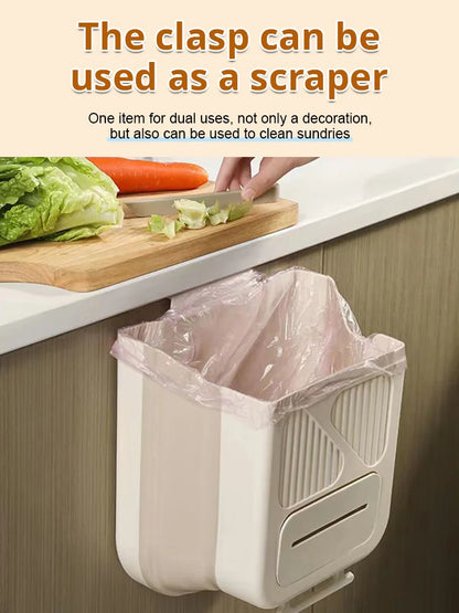 ⏳【Limited Offer】50% OFF !💥Folding Hanging Kitchen Waste Trash Can